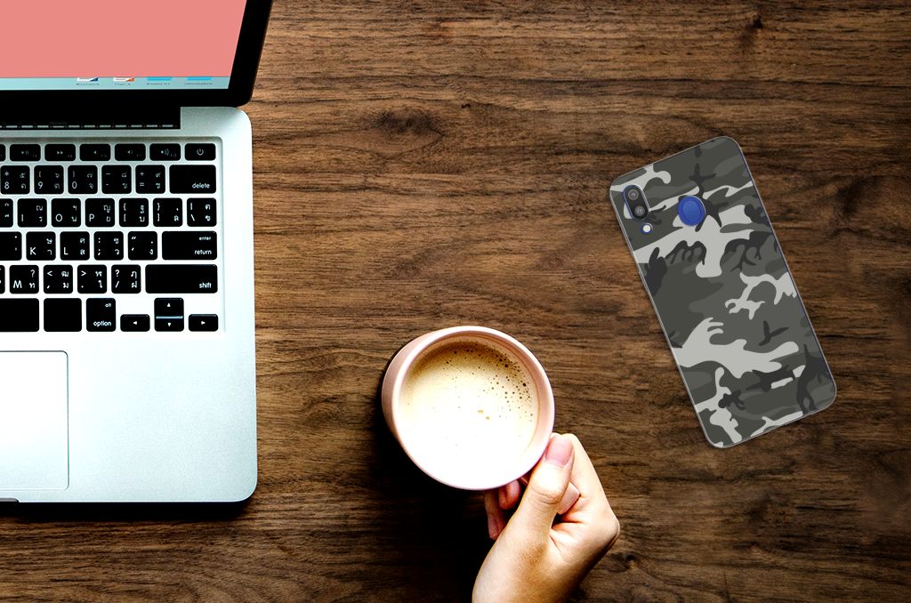 Samsung Galaxy M20 (Power) TPU bumper Army Light