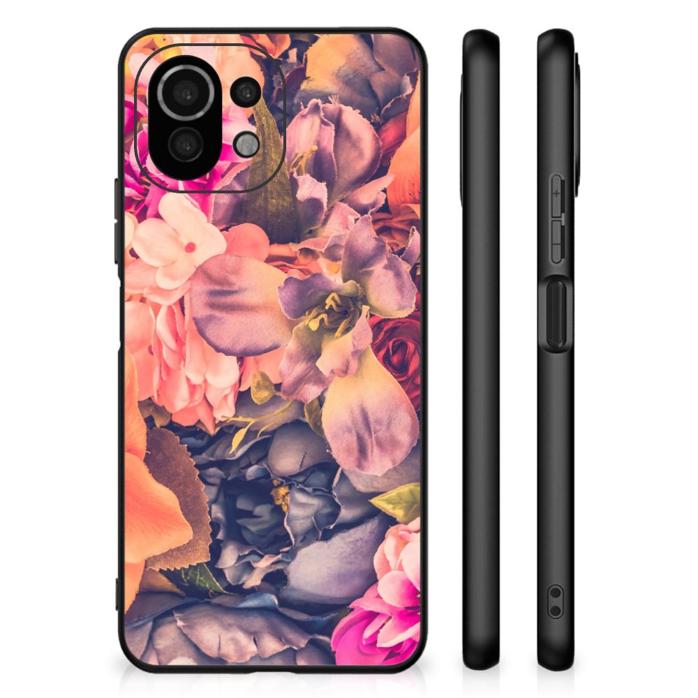 Xiaomi 11 Lite 5G NE | Mi 11 Lite Bloemen Hoesje Bosje Bloemen B2C Telecom