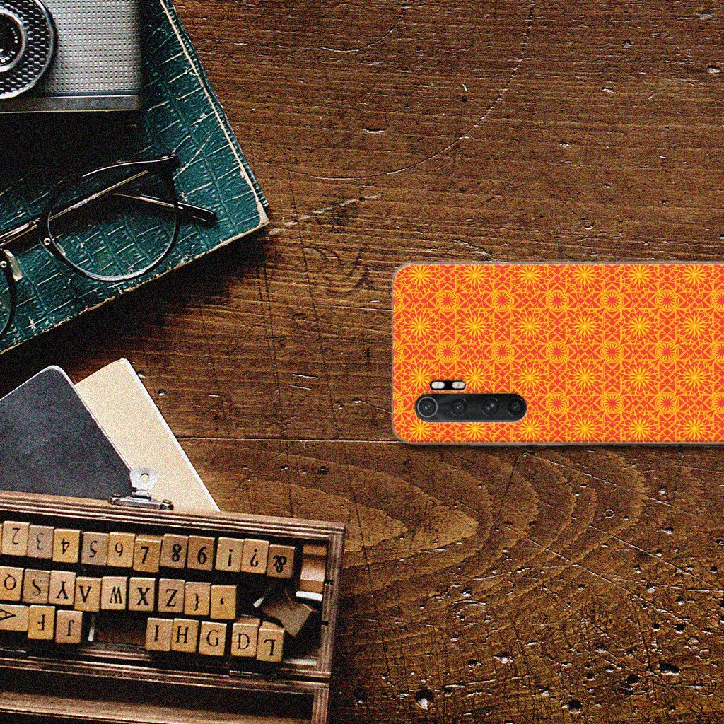 Xiaomi Mi Note 10 Lite TPU bumper Batik Oranje B2C Telecom