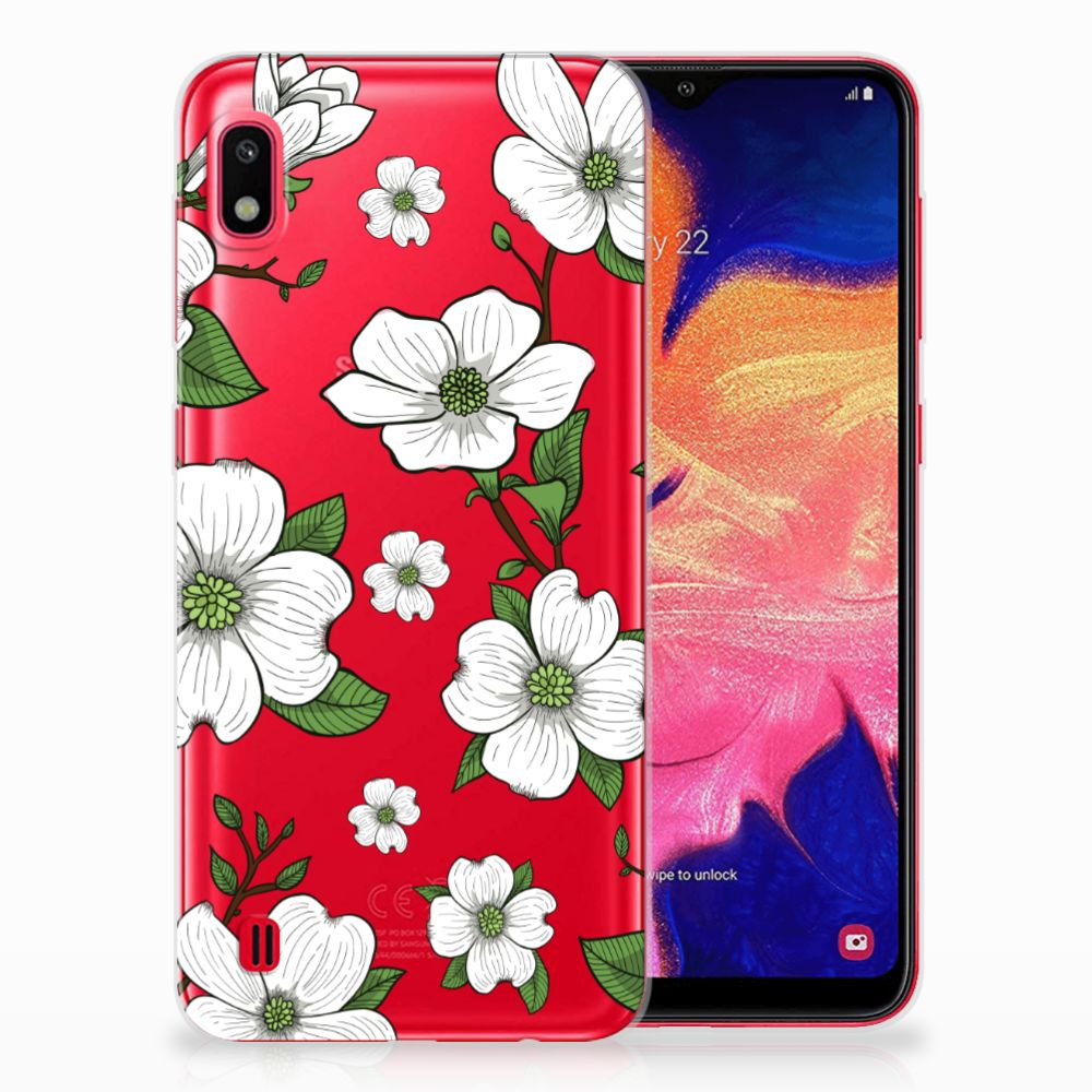 Samsung Galaxy A10 TPU Case Dogwood Flowers
