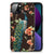 Apple iPhone 13 Dierenprint Telefoonhoesje Pauw met Bloemen