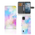 Hoesje Nokia C2 2nd Edition Watercolor Light met pasjeshouder in pastelkleuren.
