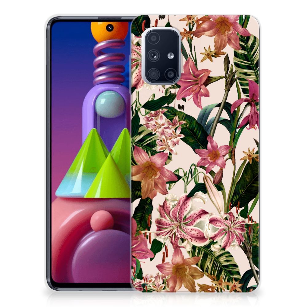 Samsung Galaxy M51 TPU Case Flowers B2C Telecom