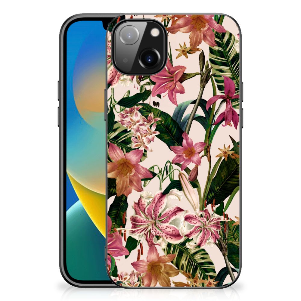 iPhone 14 Plus Bloemen Hoesje Flowers