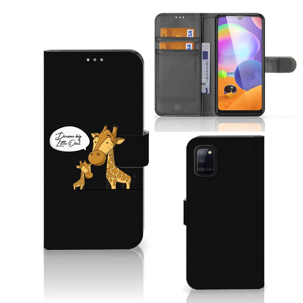 Samsung Galaxy A31 Leuk Hoesje Giraffe