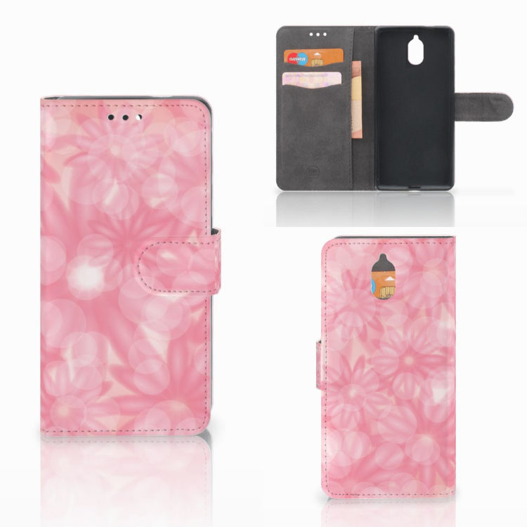 Nokia 3.1 (2018) Hoesje Spring Flowers