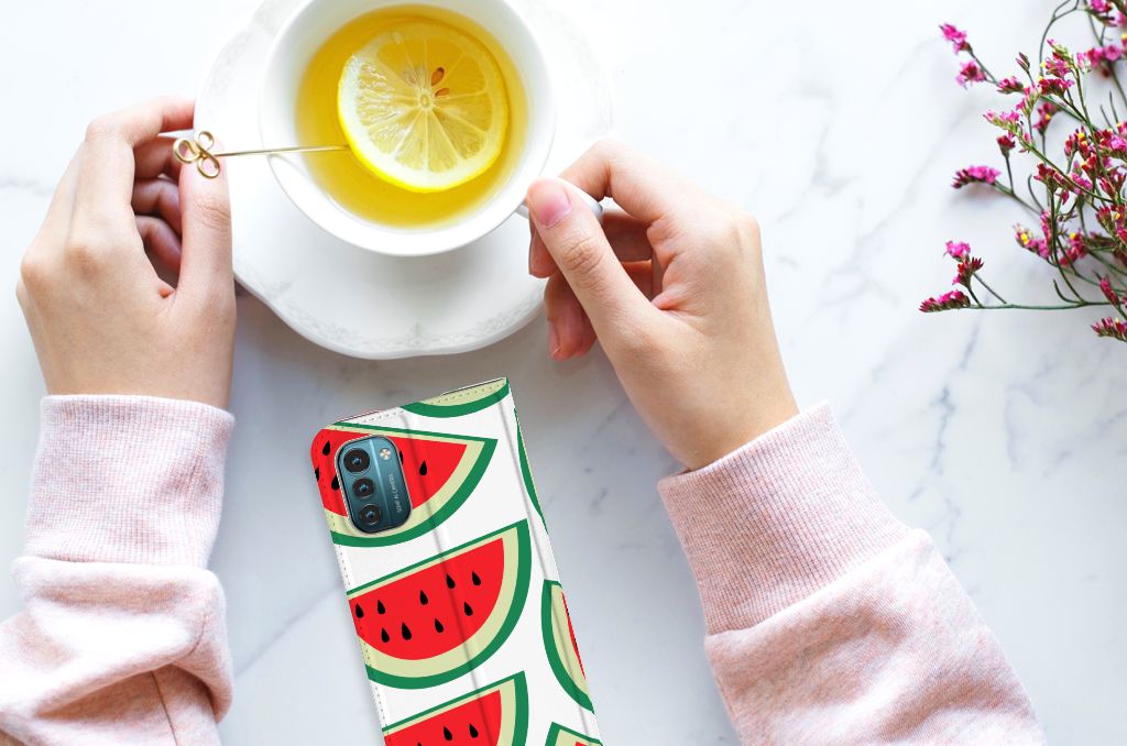 Nokia G11 | G21 Flip Style Cover Watermelons - B2C Telecom
