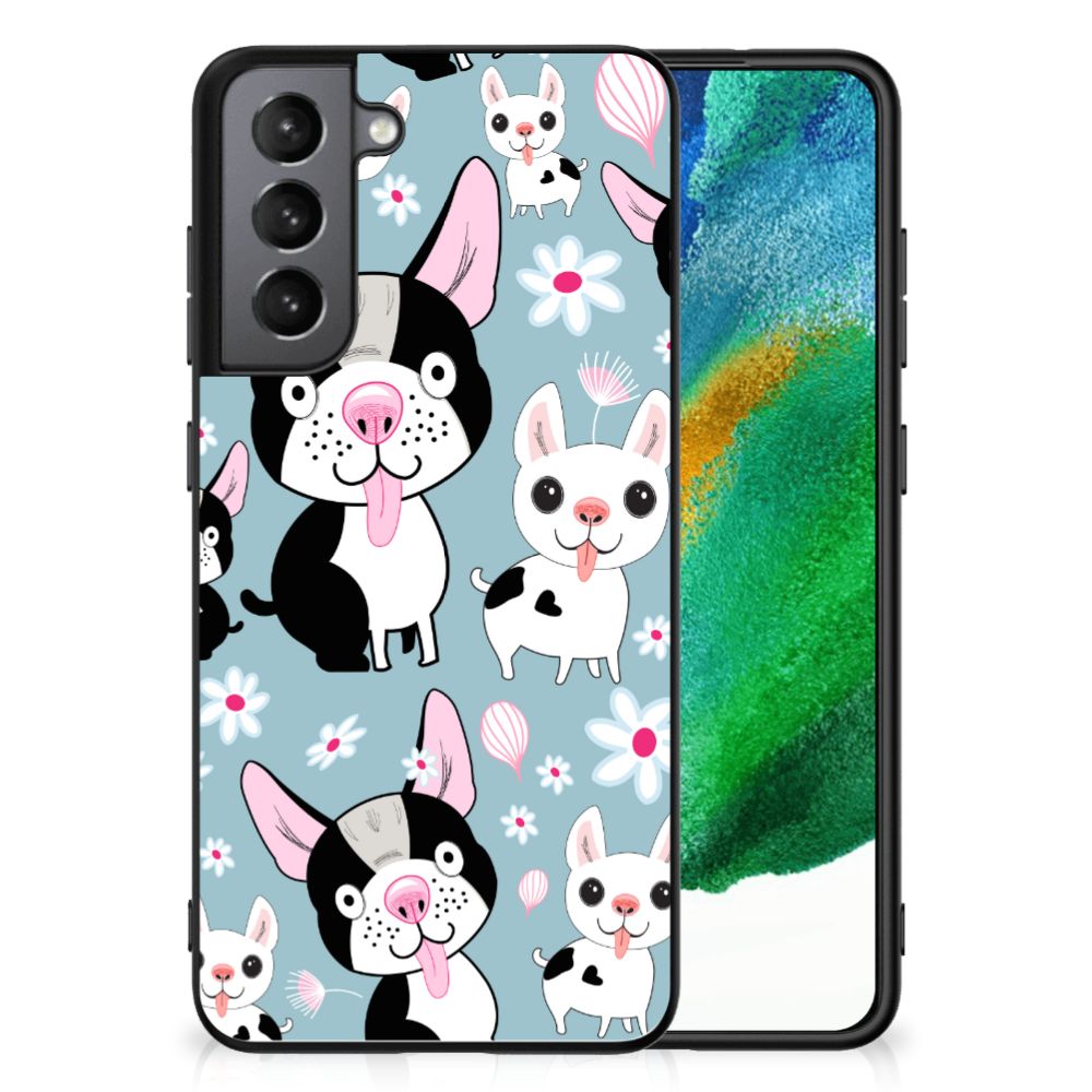 Samsung Galaxy S21FE Dierenprint Telefoonhoesje Hondjes