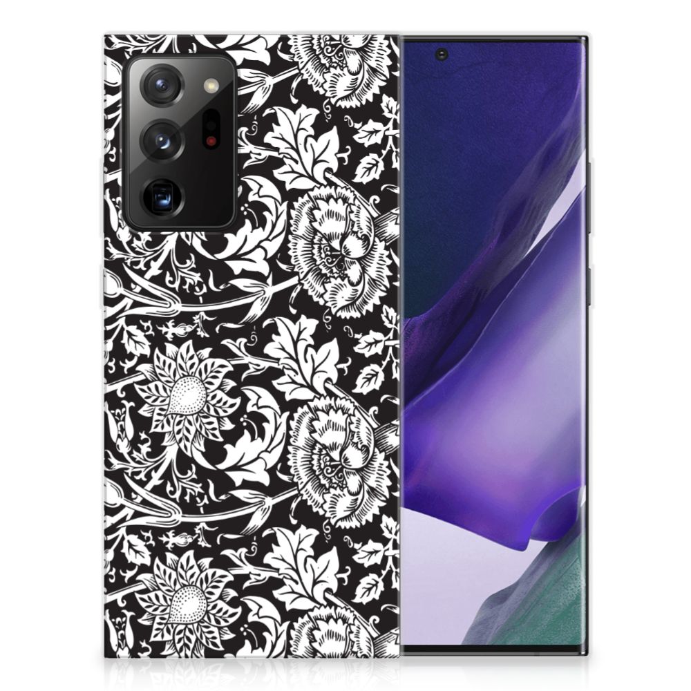 Samsung Galaxy Note20 Ultra TPU Case Black Flowers B2C Telecom