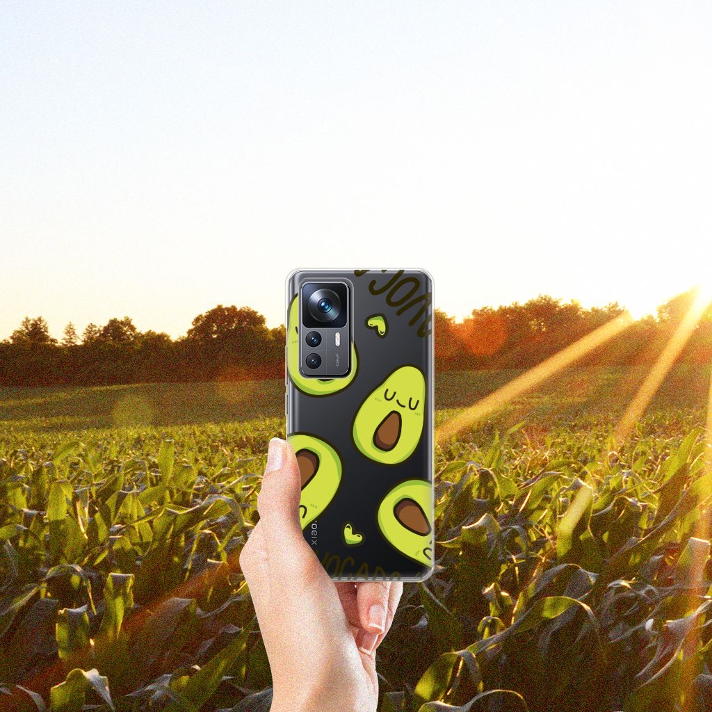 Xiaomi 12T | 12T Pro Telefoonhoesje met Naam Avocado Singing B2C Telecom