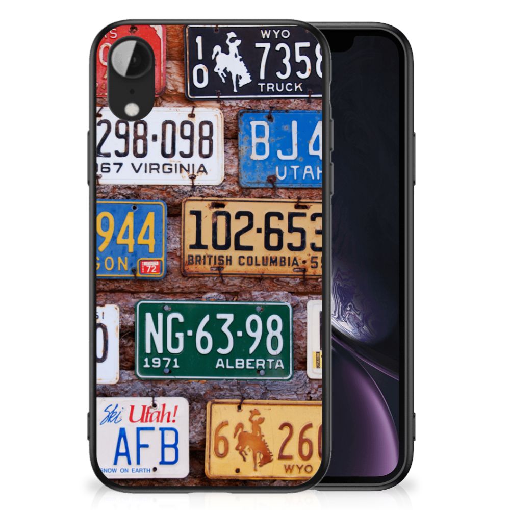 Apple iPhone XR Silicone Back Case Kentekenplaten