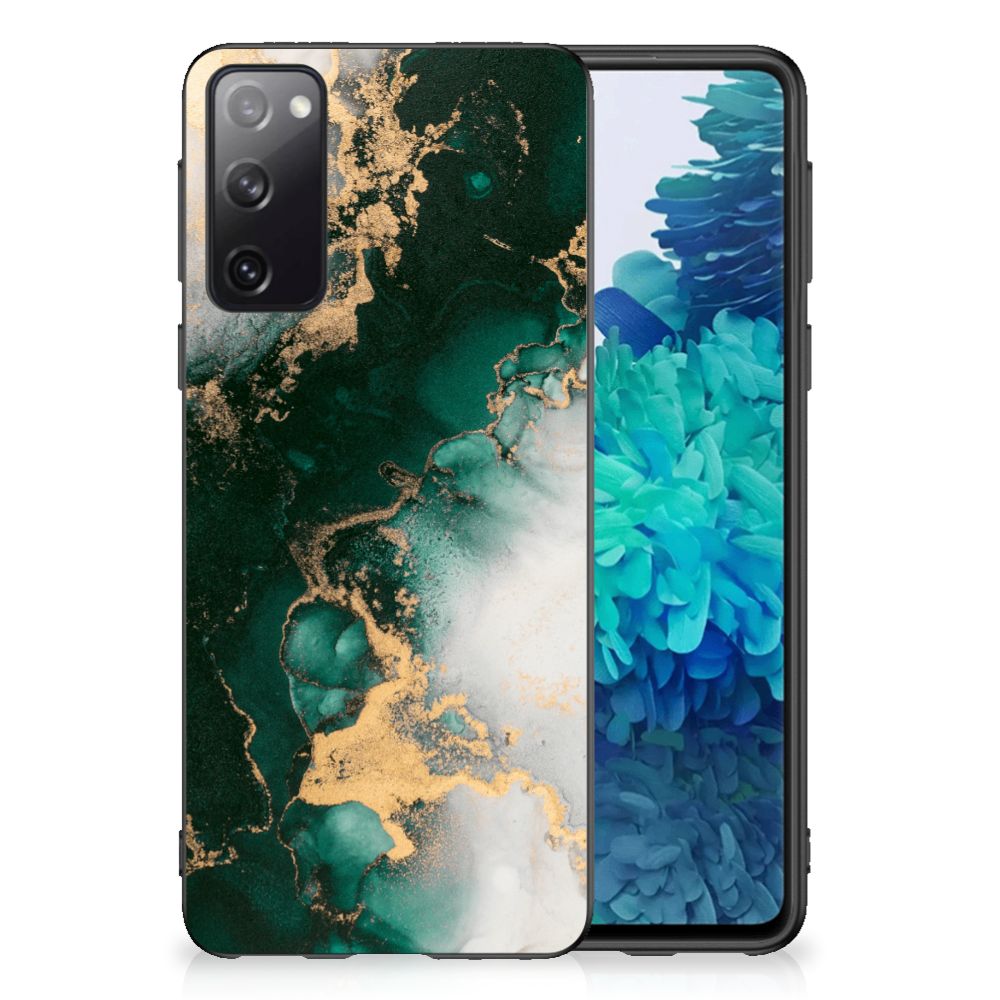 Gripcase voor Samsung Galaxy S20 Marmer Groen