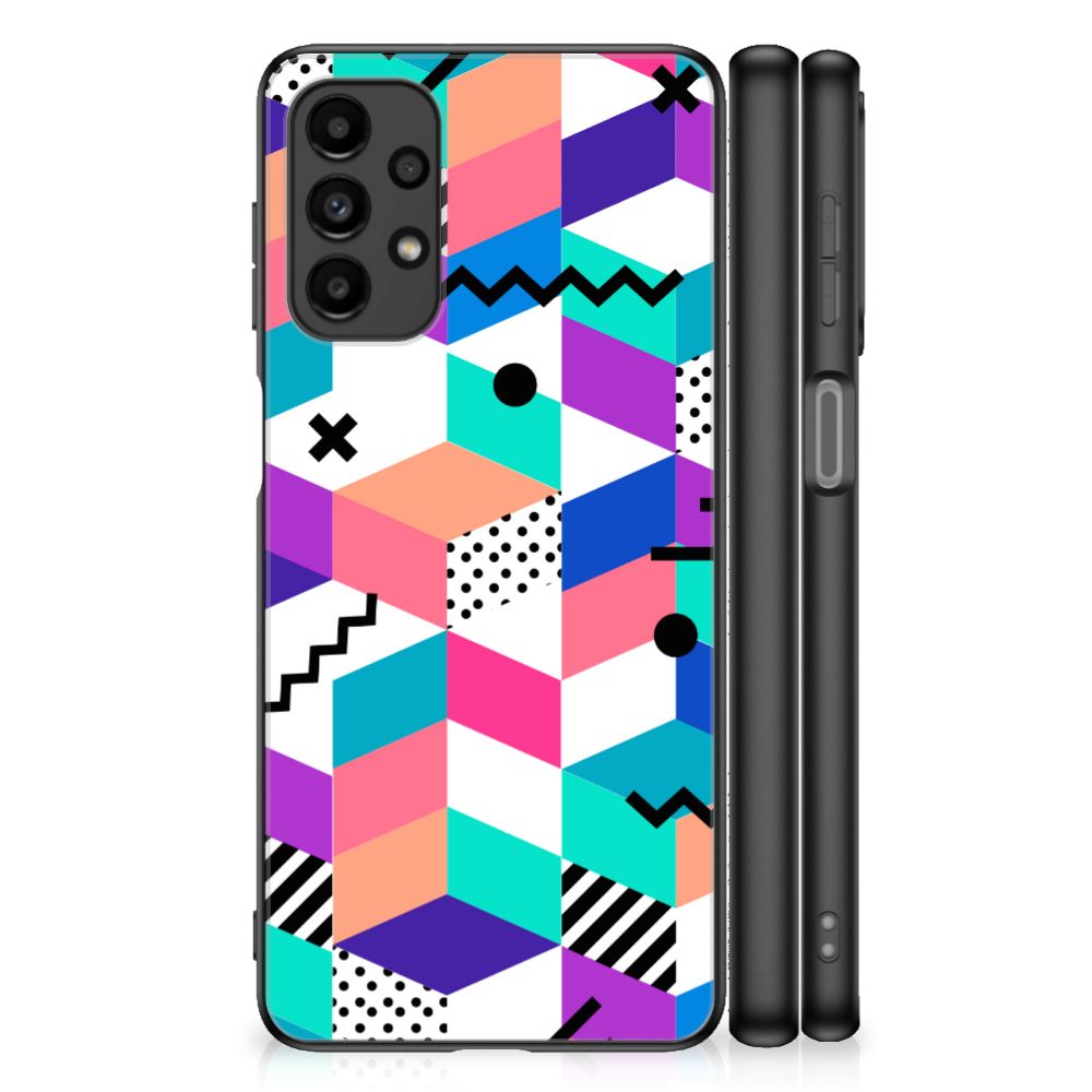 Samsung Galaxy A13 4G Backcover Blokken Kleurrijk B2C Telecom