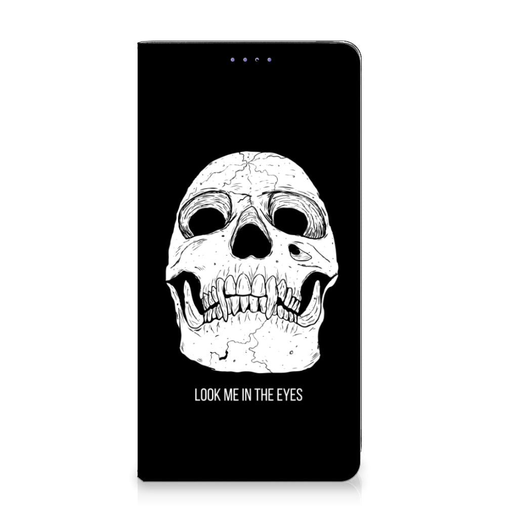 Mobiel BookCase Samsung Galaxy A51 Skull Eyes - B2C Telecom