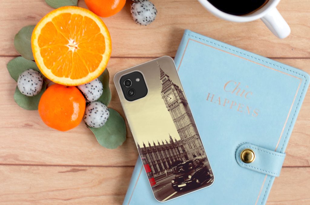 Samsung Galaxy A03 Siliconen Back Cover Londen B2C Telecom
