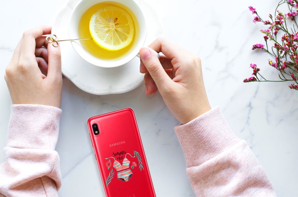Samsung Galaxy A10 Telefoonhoesje met Naam Boho Summer