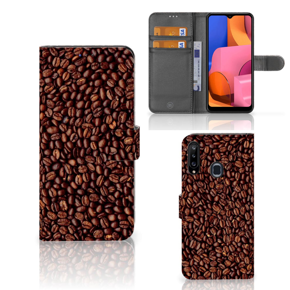 Samsung Galaxy A20s Book Cover Koffiebonen