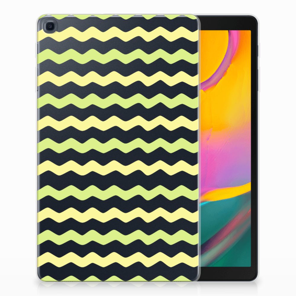 Samsung Galaxy Tab A 10.1 (2019) Hippe Hoes Waves Yellow