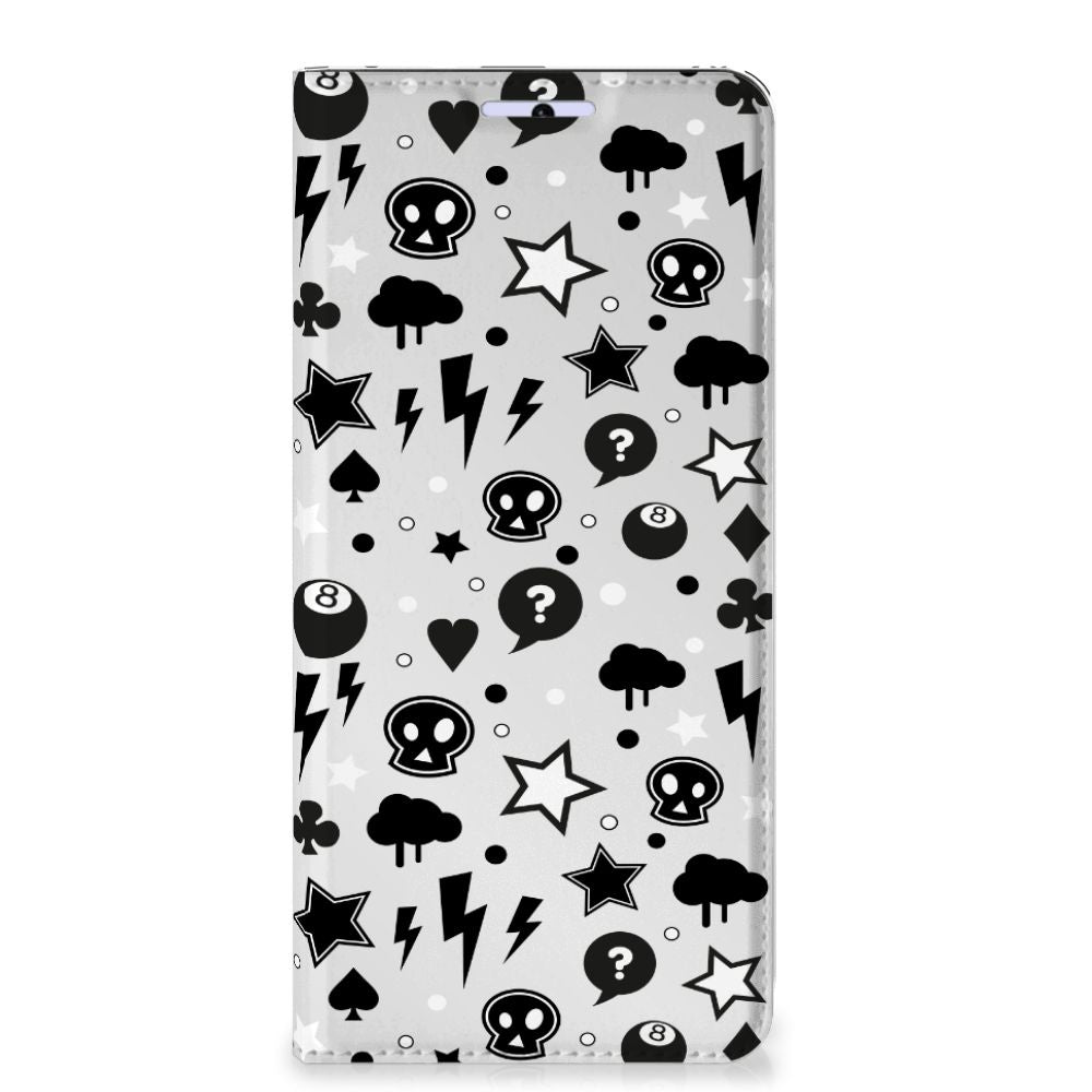 Mobiel BookCase Xiaomi 11T | Xiaomi 11T Pro Silver Punk - B2C Telecom