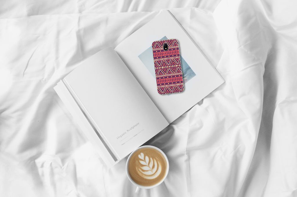 Samsung Galaxy J7 2017 | J7 Pro TPU bumper Aztec Paars