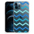 iPhone 12 | 12 Pro Doorzichtige Silicone Hoesje Zigzag Blauw B2C Telecom