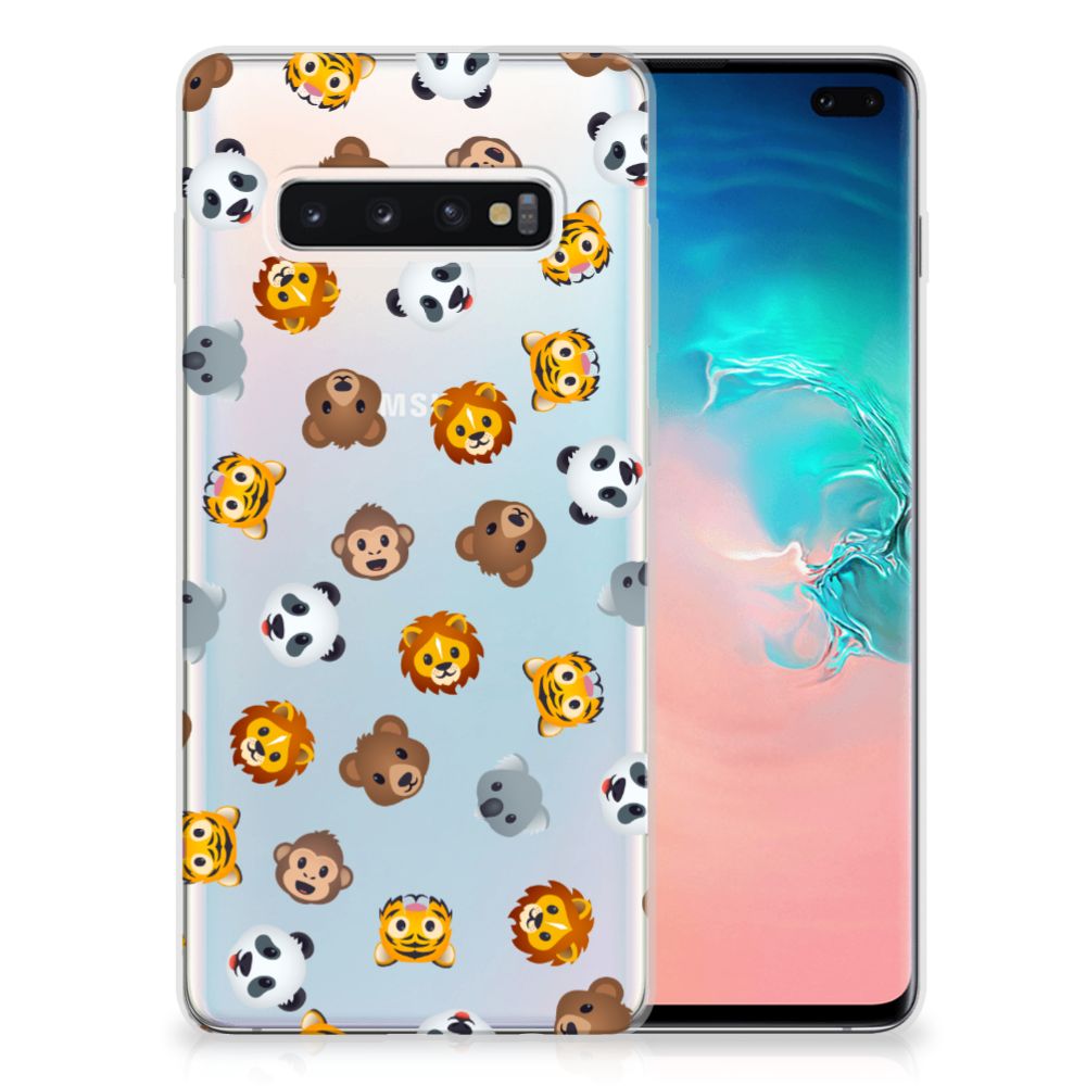 TPU bumper voor Samsung Galaxy S10 Plus Dieren Emojis B2C Telecom