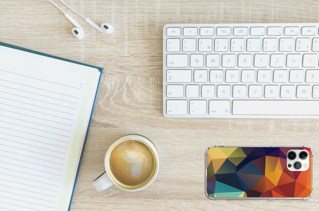 iPhone 12 Pro Max Shockproof Case Polygon Color B2C Telecom