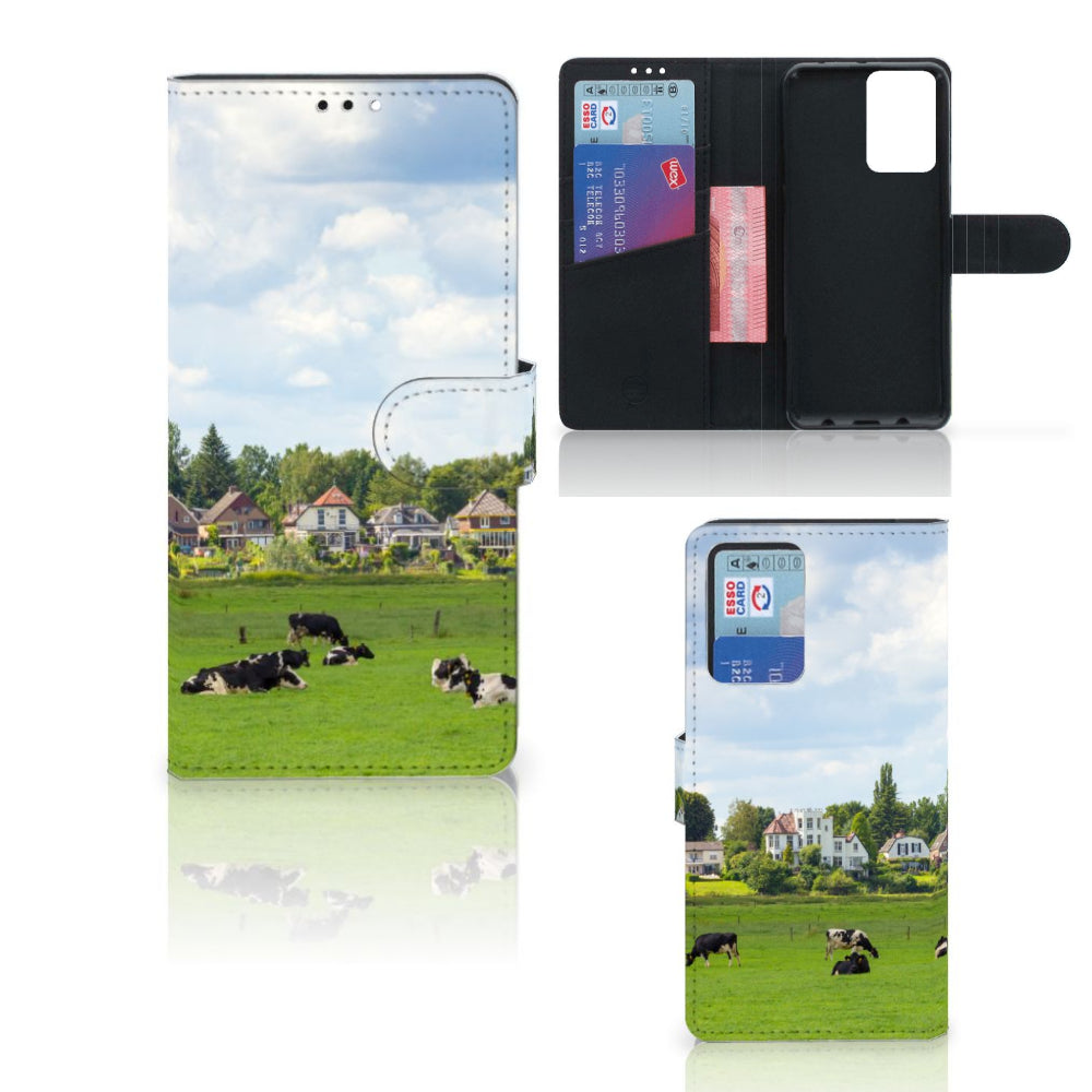 Xiaomi Redmi Note 10 Pro Telefoonhoesje met Pasjes Koeien