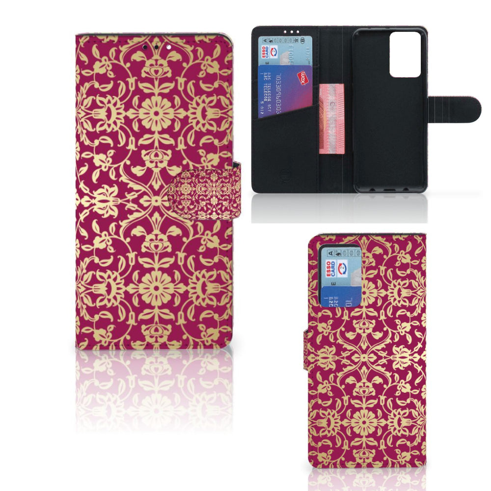 Wallet Case Xiaomi Redmi Note 10 Pro Barok Pink