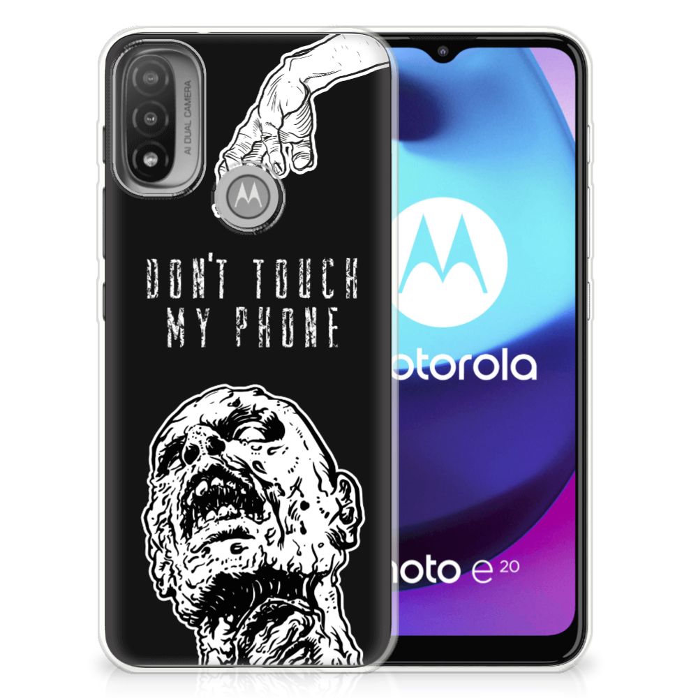 Silicone-hoesje Motorola Moto E20 | E40 Zombie B2C Telecom