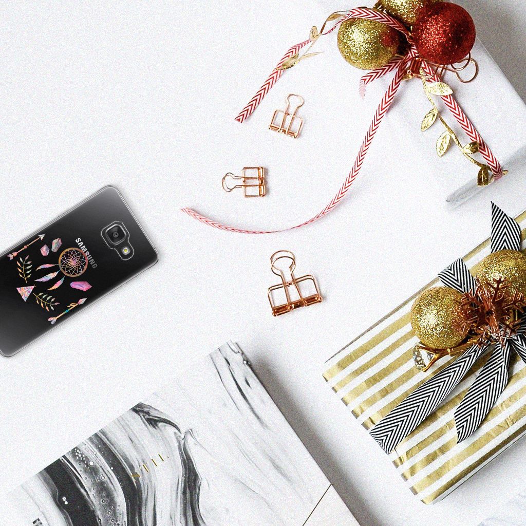 Samsung Galaxy A3 2016 Telefoonhoesje met Naam Boho Dreamcatcher