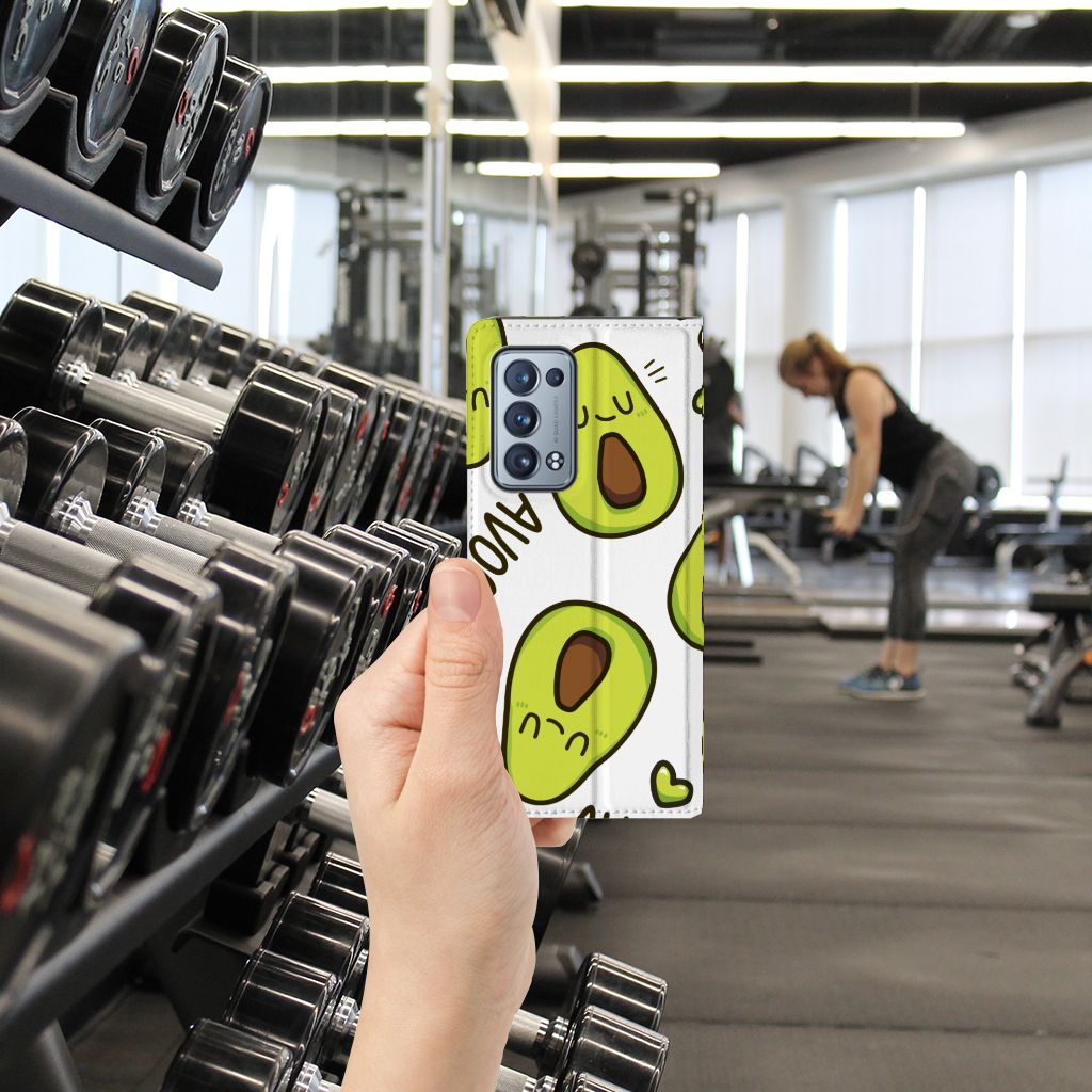 OPPO Reno 6 Pro Plus 5G Magnet Case Avocado Singing - B2C Telecom
