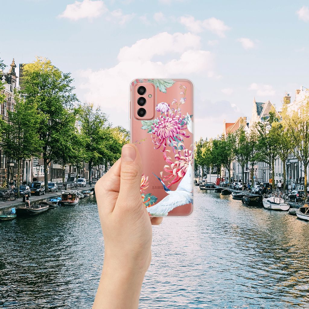 Samsung Galaxy M13 | M23 TPU Hoesje Bird Flowers B2C Telecom