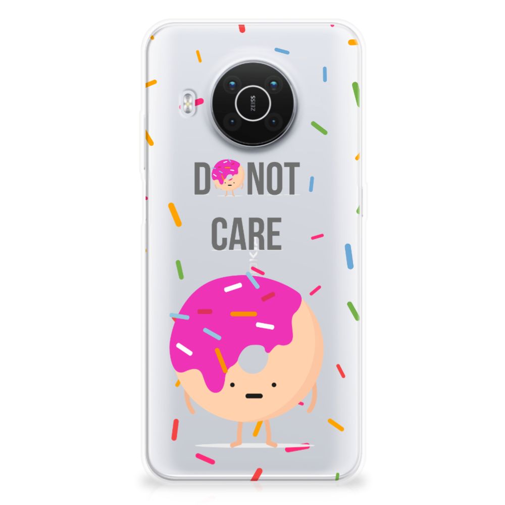 Nokia X10 | X20 Siliconen Case Donut Roze
