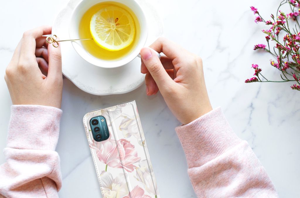 Nokia G11 | G21 Smart Cover Lovely Flowers - B2C Telecom