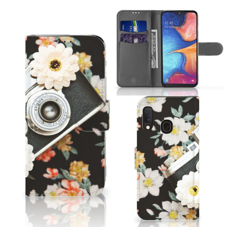 Samsung Galaxy A20e Telefoonhoesje met foto Vintage Camera