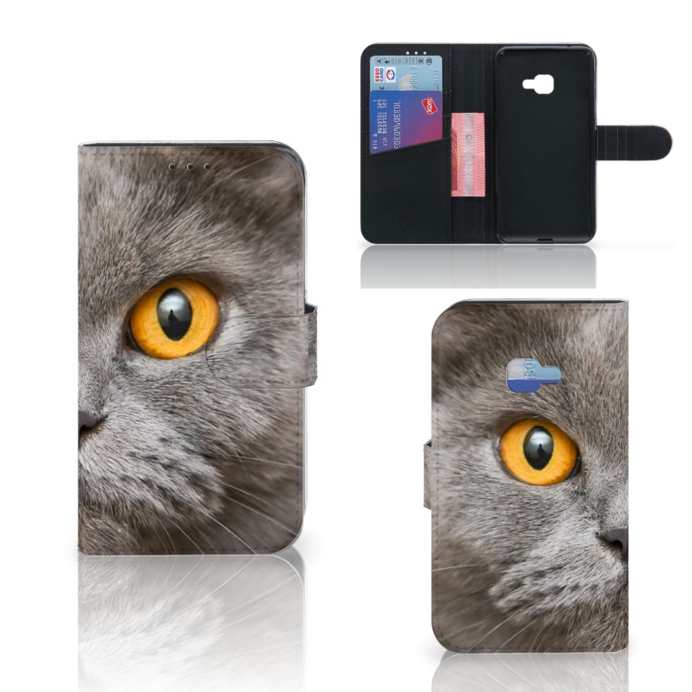 Telefoonhoesje met Pasjes Samsung Galaxy Xcover 4 | Xcover 4s Britse Korthaar