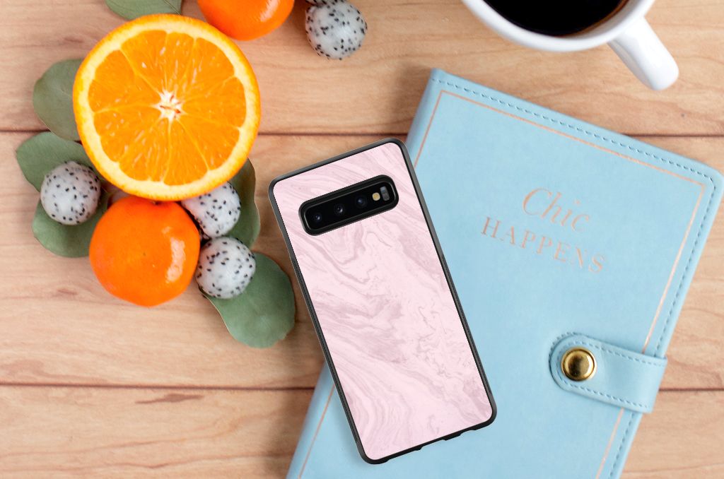 Samsung Galaxy S10+ Gripcase Marble Pink - Origineel Cadeau Vriendin B2C Telecom