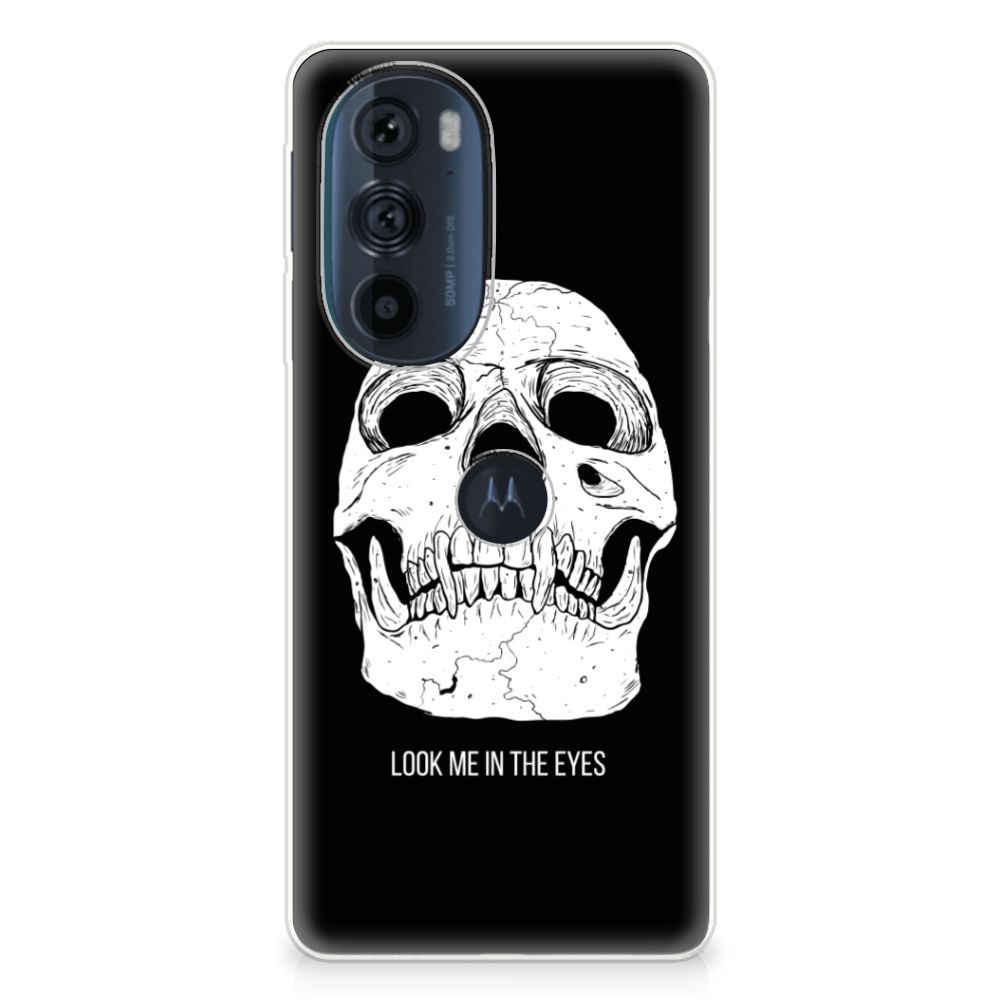 Silicone Back Case Motorola Edge 30 Pro Skull Eyes B2C Telecom