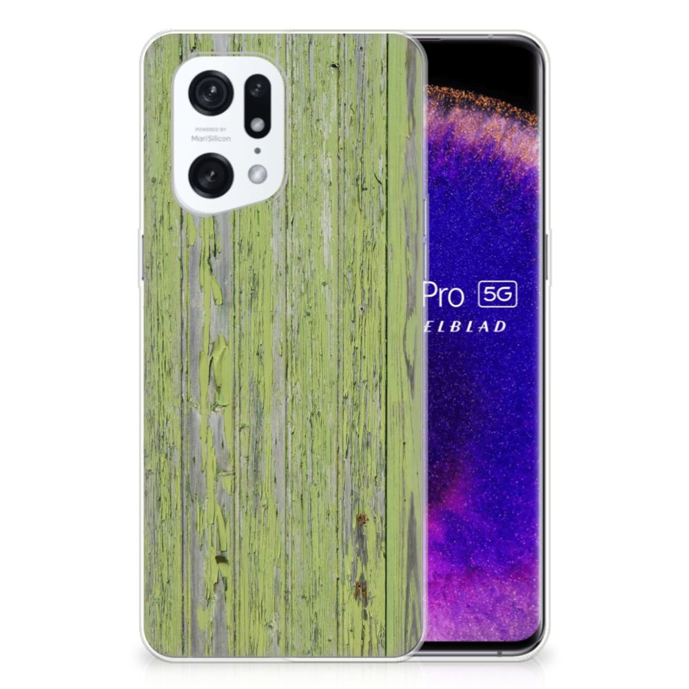 OPPO Find X5 Pro Bumper Hoesje Green Wood B2C Telecom