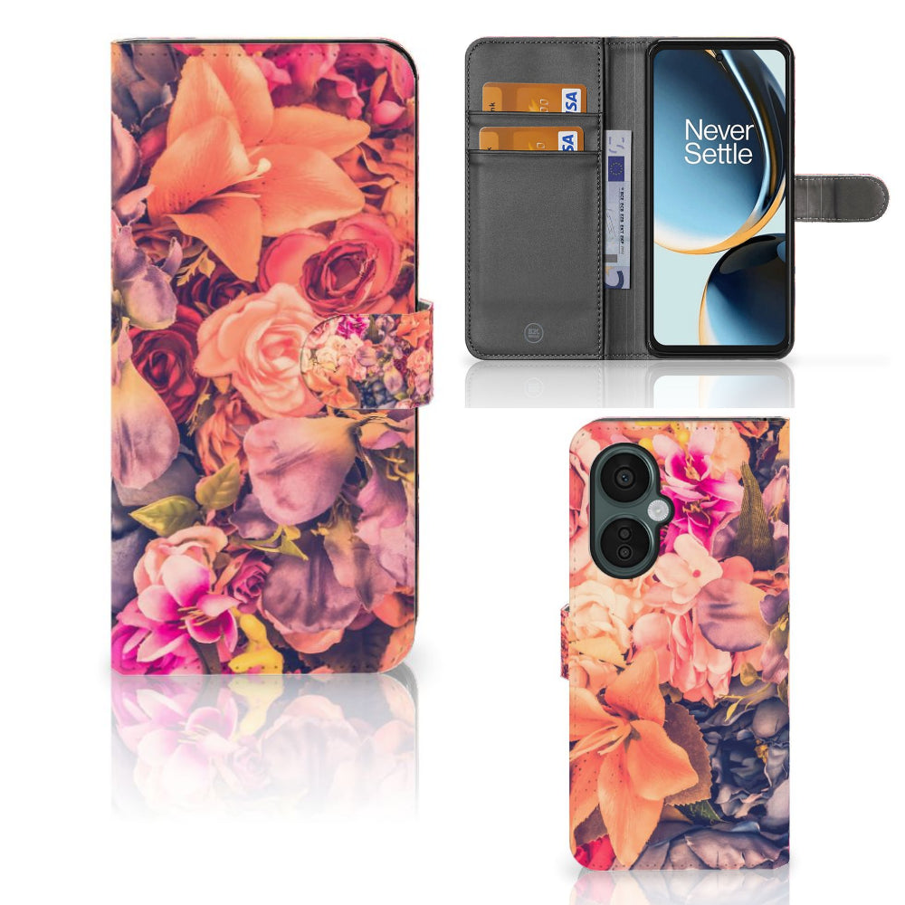 OnePlus Nord CE 3 Lite Hoesje Bosje Bloemen