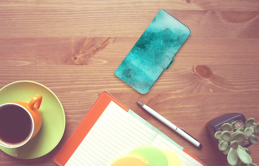 Hoesje Nokia X30 Painting Blue