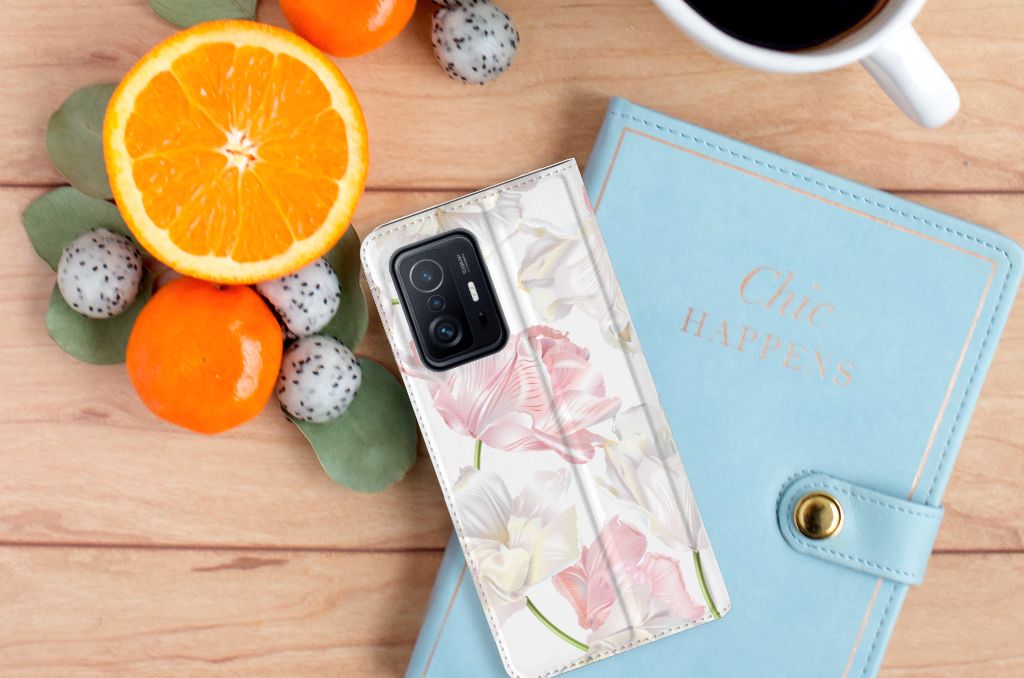 Xiaomi 11T | Xiaomi 11T Pro Smart Cover Lovely Flowers - B2C Telecom