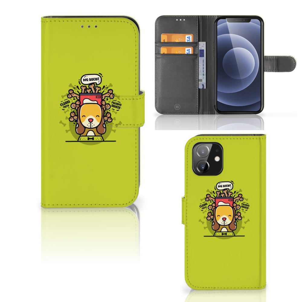 iPhone 12 | 12 Pro (6.1") Leuk Hoesje Doggy Biscuit