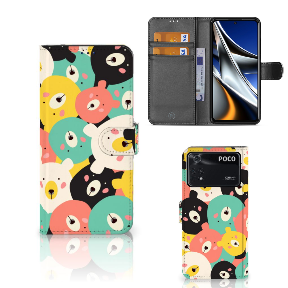 Xiaomi Poco X4 Pro 5G Leuk Hoesje Bears