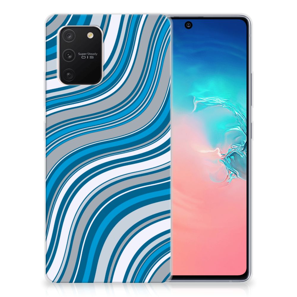 Samsung Galaxy S10 Lite TPU bumper Waves Blue B2C Telecom