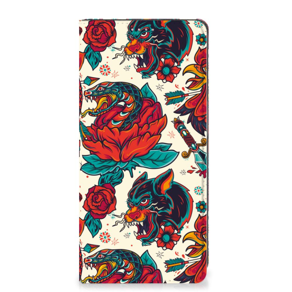 Stand Case voor OPPO A54 5G | A74 5G | A93 5G Old Skool - B2C Telecom