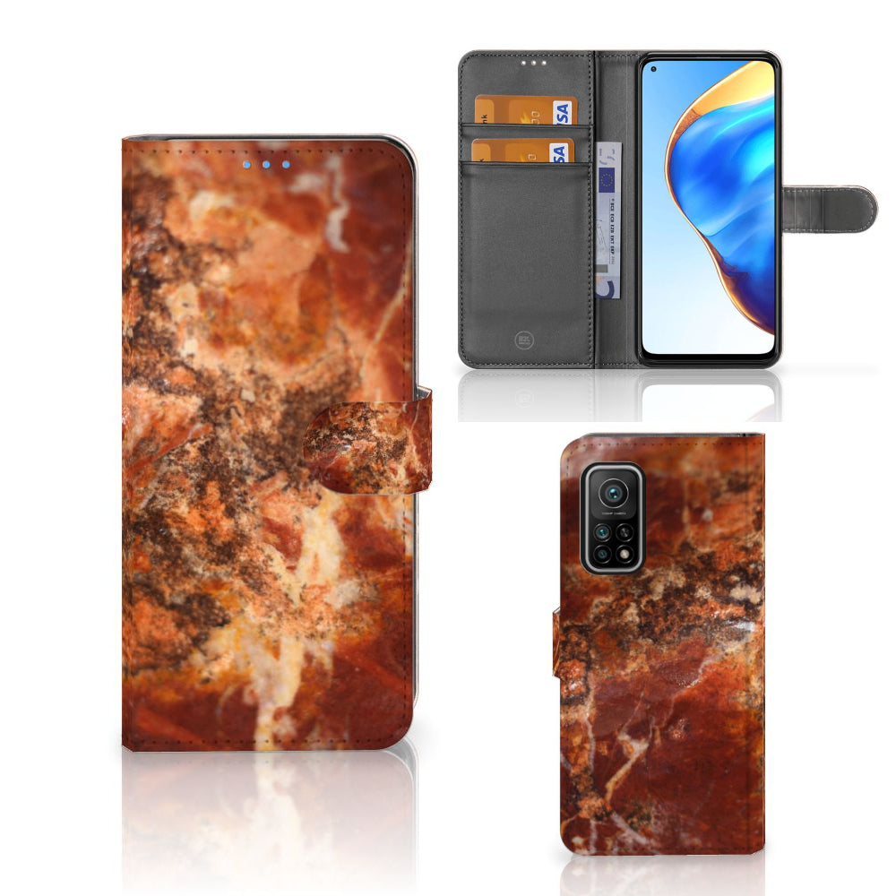 Xiaomi Mi 10T Pro | Mi 10T Bookcase Marmer Bruin
