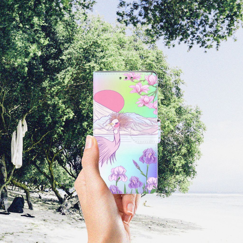 Sony Xperia XZ1 Telefoonhoesje met Pasjes Bird