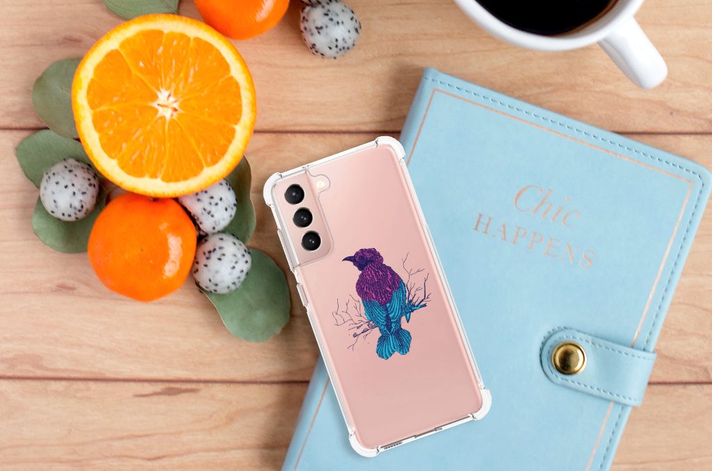 Samsung Galaxy S21 FE Stevig Bumper Hoesje Merel B2C Telecom